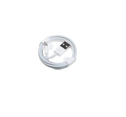For iPhone Data Cable (Lightning) White 1M (A+)